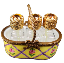 Cargar imagen en el visor de la galería, SKU# C021201 Cesta rectangular para frascos de perfume, Versalles