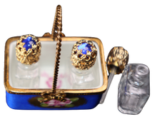 Cargar imagen en el visor de la galería, SKU# C037075F Cesta rectangular para frascos de perfume.