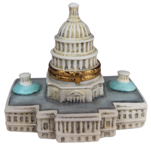 Load image into Gallery viewer, SKU# 7799 - A Limoges rendering of the Capitol Building in Washington
