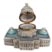 Load image into Gallery viewer, SKU# 7799 - A Limoges rendering of the Capitol Building in Washington