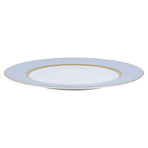 SKU# B300-REC20829 - Mak Grey Gold Presentation Plate - Shape Recamier - Size: 11.8"