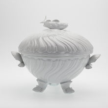 Load image into Gallery viewer, SKU# P998-OCE00001 - Ocean White Footed Fish Soup Tureen - Shape Ocean
