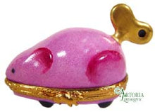 Cargar imagen en el visor de la galería, SKU# R120 - Ratón de cuerda rosa