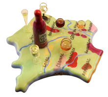 Load image into Gallery viewer, SKU# 10020 - A map of France with a sampling of her wines
