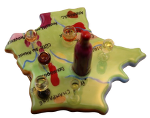Load image into Gallery viewer, SKU# 10020 - A map of France with a sampling of her wines

