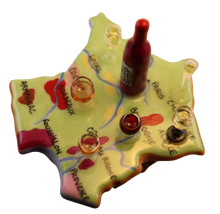 Load image into Gallery viewer, SKU# 10020 - A map of France with a sampling of her wines
