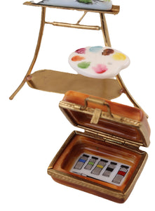 SKU# 17021 Parisian artist easel with Eiffel Tower.