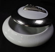 Load image into Gallery viewer, SKU# 20072 Clouds Round Box Platinum
