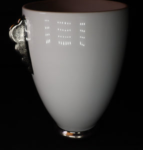 SKU# 20076 Clouds Vase Platinum