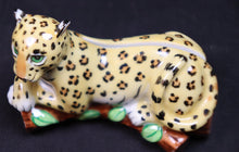 Load image into Gallery viewer, SKU# 3282 - Lynn Chase Leopard Knife Holder (boxed set of 2) - Retired

