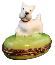 Load image into Gallery viewer, SKU# 3531 - Small Terrier on green base
