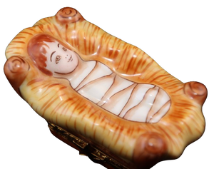 SKU# 36023 - Niño Jesús en el pesebre