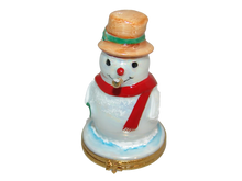 Load image into Gallery viewer, SKU# 3652 - Snowman with gold pipe
