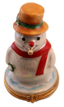 Lade das Bild in den Galerie-Viewer, SKU# 3652 - Schneemann mit goldener Pfeife
