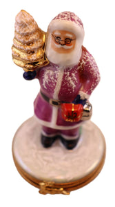 SKU# 3659 - Santa Claus in a purple  robe