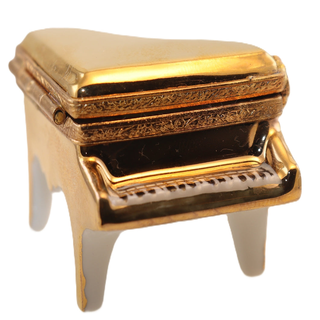 SKU# 3666 - Mini piano dorado