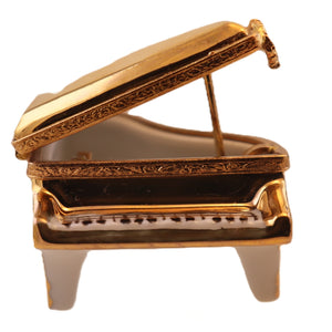 SKU# 3666 - Mini piano dorado