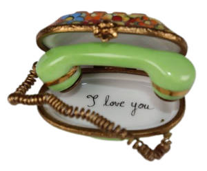 SKU# 7408 - Hippy Telephone - "I love you" (RETIRED)