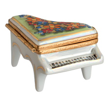 Cargar imagen en el visor de la galería, SKU# 3692 - Piano blanco floreado
