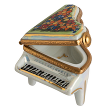 Cargar imagen en el visor de la galería, SKU# 3692 - Piano blanco floreado
