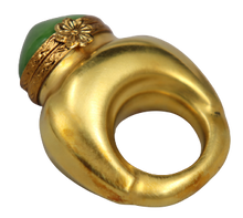 Cargar imagen en el visor de la galería, SKU# 37029 - Anillo de graduación: verde/dorado - (RETIRADO)
