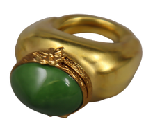 Cargar imagen en el visor de la galería, SKU# 37029 - Anillo de graduación: verde/dorado - (RETIRADO)
