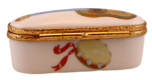 SKU# 5269 - Oblong Box with Music Instruments decals.