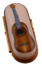 Cargar imagen en el visor de la galería, SKU# 5269 - Oblong Box with Music Instruments decals.
