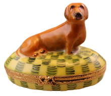 Cargar imagen en el visor de la galería, SKU# 6015 - Perro salchicha marrón
