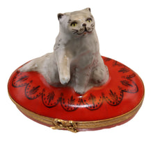 Lade das Bild in den Galerie-Viewer, SKU# 6019 - Pewter Persian Cat
