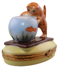 Cargar imagen en el visor de la galería, SKU# 6029 - Gatito con pecera
