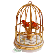 Load image into Gallery viewer, SKU# 6299 - Orange Canaries in Cage
