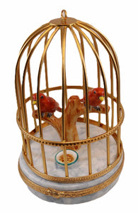 SKU# 6299 - Orange Canaries in Cage