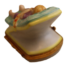 Lade das Bild in den Galerie-Viewer, SKU# 6430 - Baby Boy in comfy seat with a spoon.
