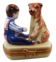 Load image into Gallery viewer, SKU# 6434 - Baby Boy with Puppy
