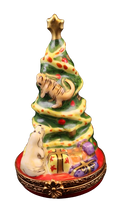 Cargar imagen en el visor de la galería, SKU# 6920 - Árbol de Navidad con cachorro
