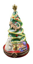 Cargar imagen en el visor de la galería, SKU# 6920 - Árbol de Navidad con cachorro
