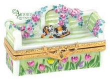 Load image into Gallery viewer, SKU# 7019 - Lutyens Bench With Cat
