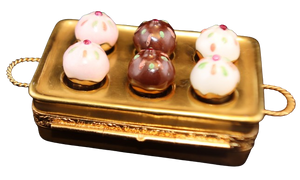 SKU# 7249 - Molde para muffins con 6 cupcakes