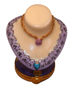 SKU# 7283 - Mini Busto Lavanda con piedra - (RETIRADO)