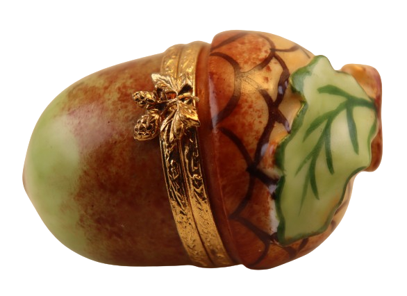 GARDEN: Genuine Limoges Box: Acorn – www.limoges.com