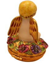 Load image into Gallery viewer, SKU# 7418 - Angel in Pansies (Retired)
