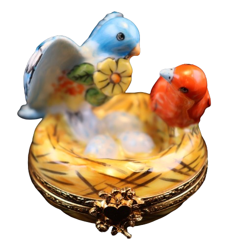 SKU# 7453 - Two Birds In Nest