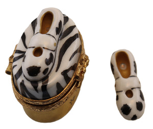 SKU# 7456 - Mary Jane Shoes Zebra