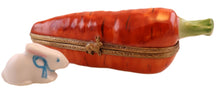 Cargar imagen en el visor de la galería, SKU# 7468B - Carrot With Two Rabbits :Pink/Blue
