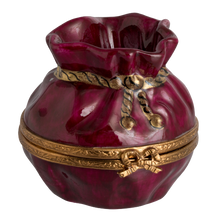 Load image into Gallery viewer, SKU# 7494 - Santa's Bag of Toys Burgundy - Maroon.
