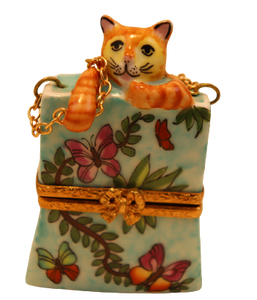 SKU# 7499 - Kitty in shopping Bag