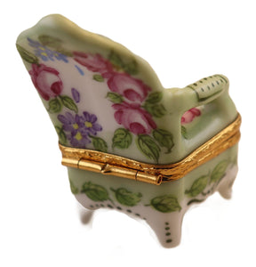 SKU# 7566 - Armchair: Flower design