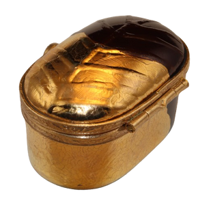 SKU# 7635 - Oval Chocolate W/Gold