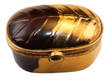Load image into Gallery viewer, SKU# 7635 - Oval Chocolate W/Gold
